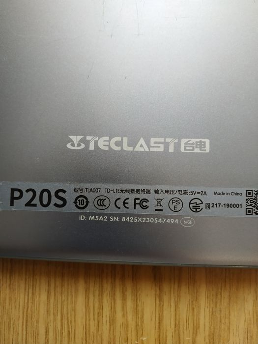 Не рабочая материнская плата планшета Teclast P20S 4/64 Gb