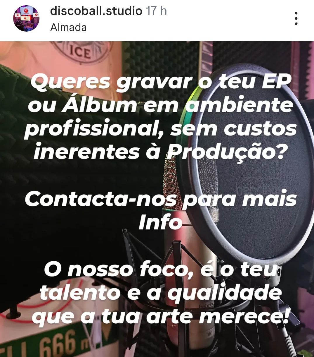 Estúdio de Gravação
