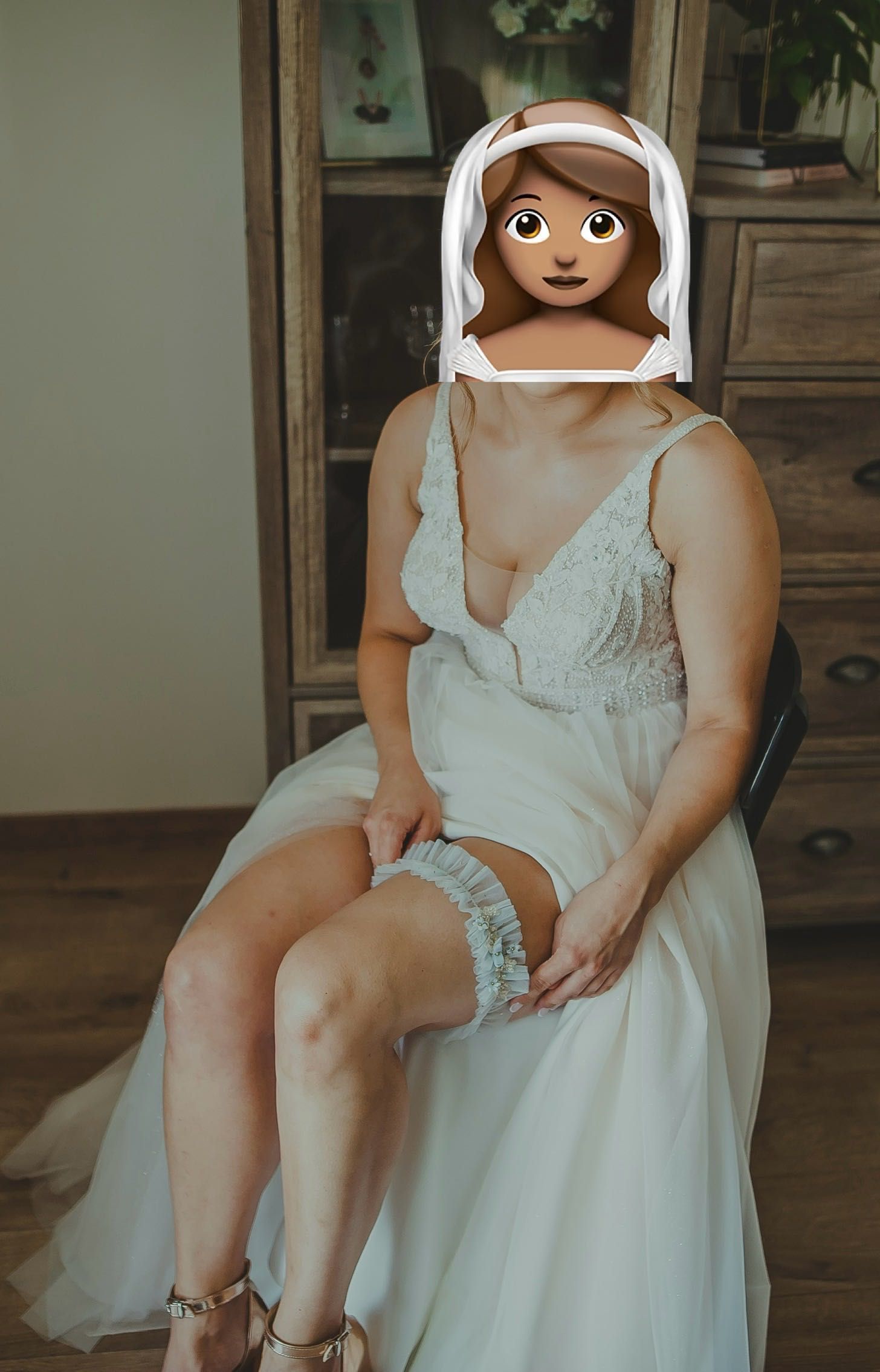 Piękna suknia ślubna w stylu boho