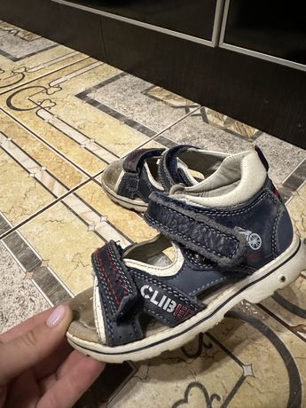 Детские кожаные сандали босоножки Clibee 24 размер с супинатором
