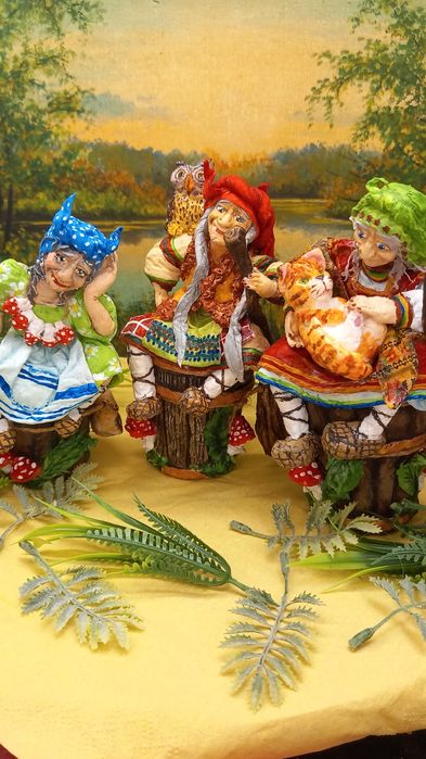 Ватные елочные игрушки