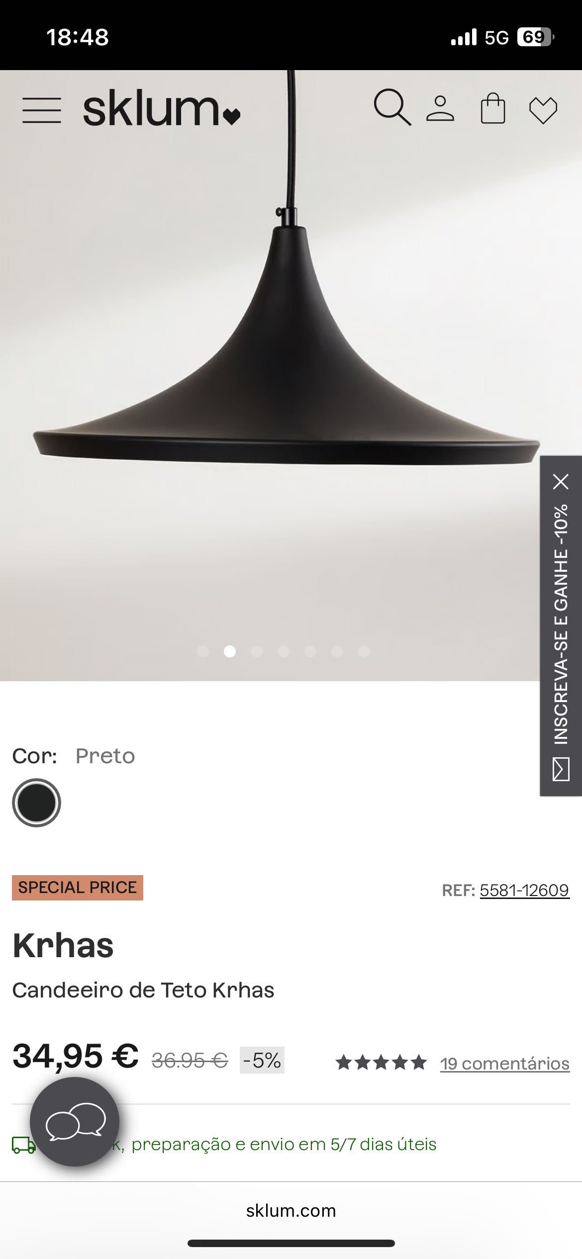 Candeeiro de teto - SKLUM