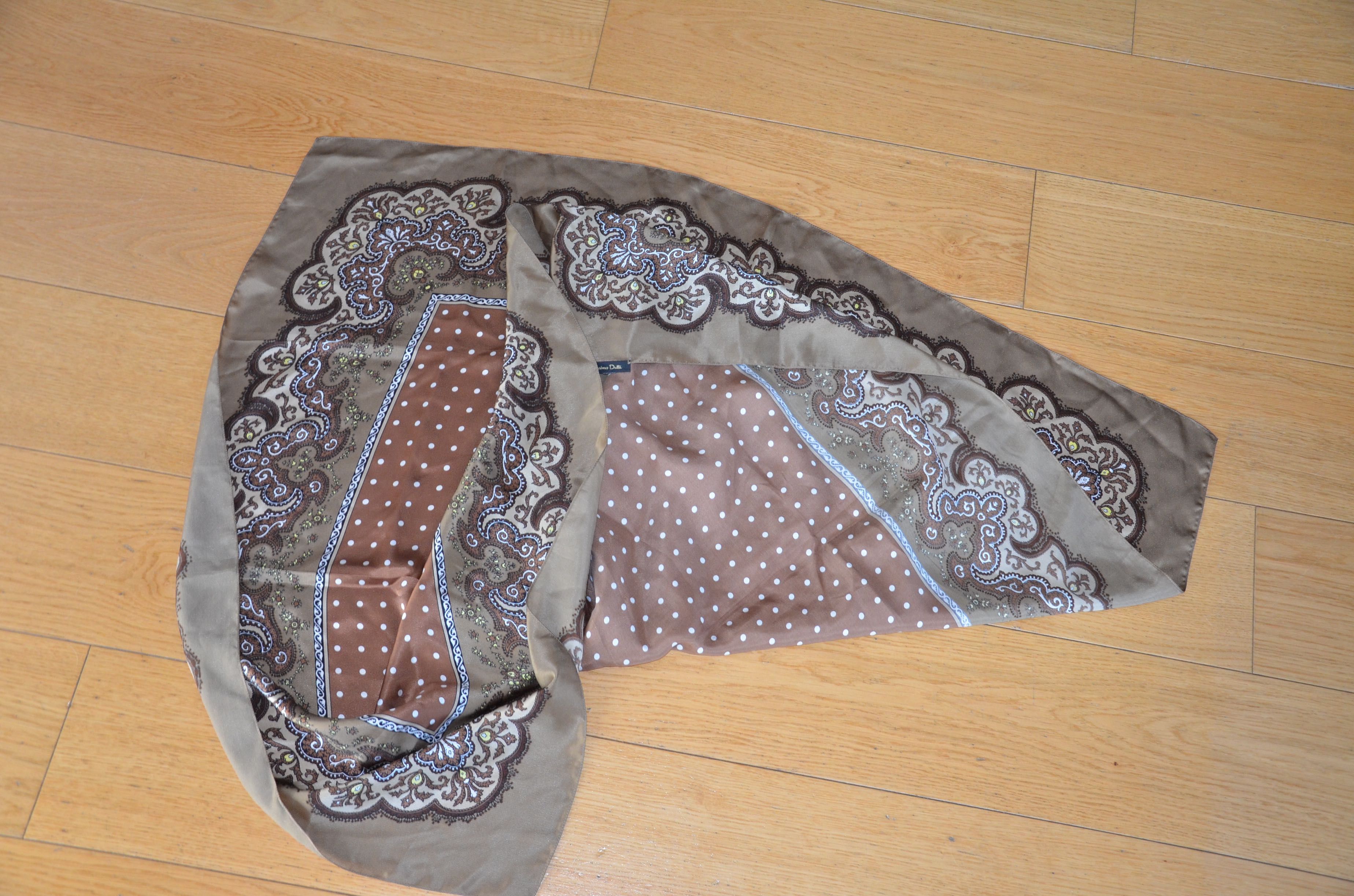 chusta/apaszka Massimo Dutti  silk jedwab