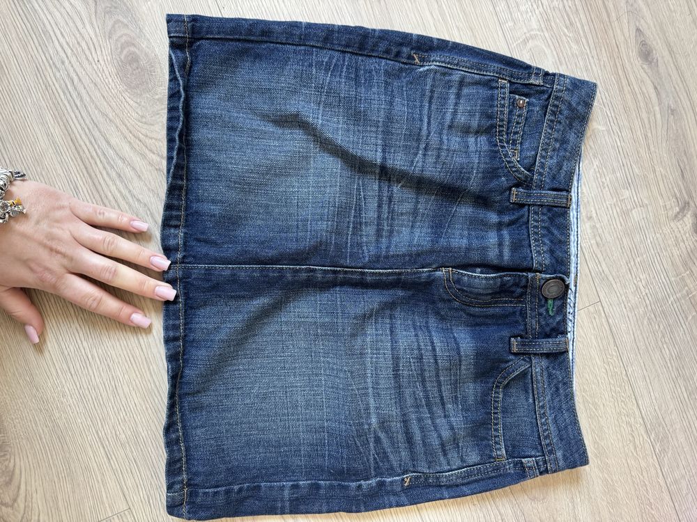 Jeansowa mini spódniczka brat y2k Hilfiger