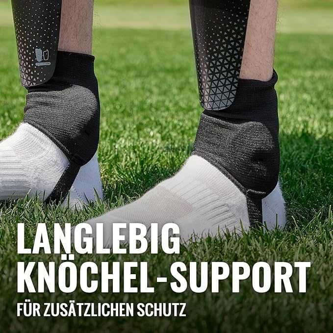 Northdeer Ochraniacze piszczeli, piłka nożna, zapięcie na rzepy roz. M