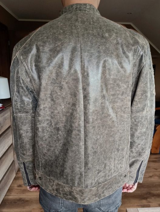 Skórzana męska kurtka, L/XL, Aviatrix