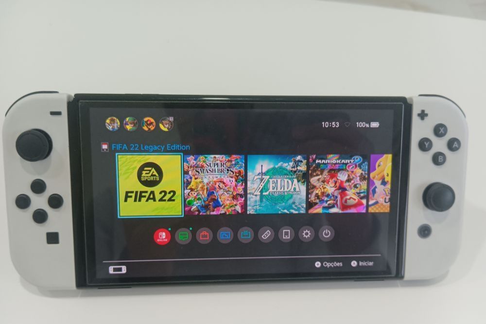 Nintendo switch oled em perfeito estado