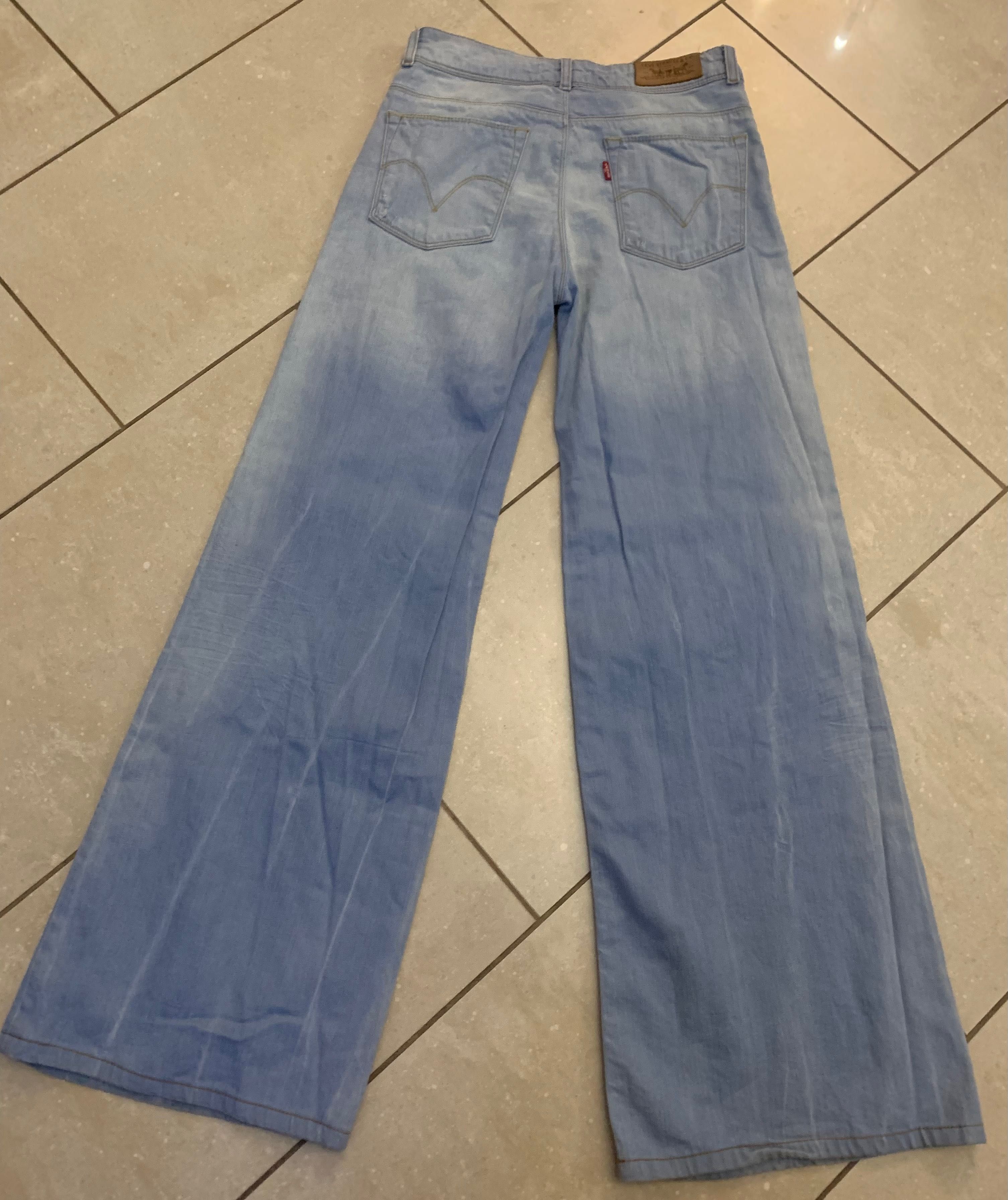 Levi’s 474 Loose Fit spodnie damskie jeans dzwony 30/32 wysoki stan
