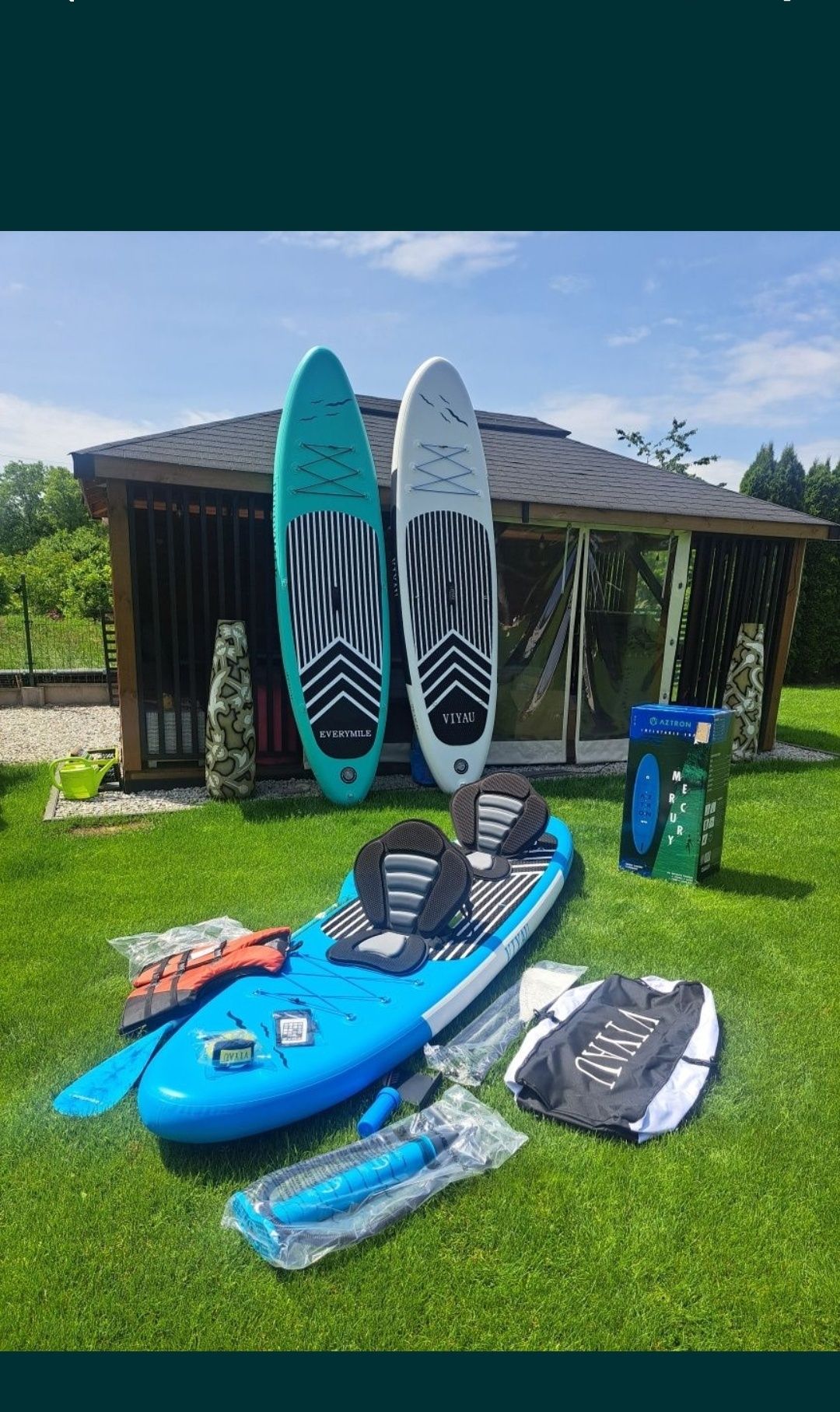 Deska SUP 320CM 180KG Z Całym osprzętem  nowe z gwarancją