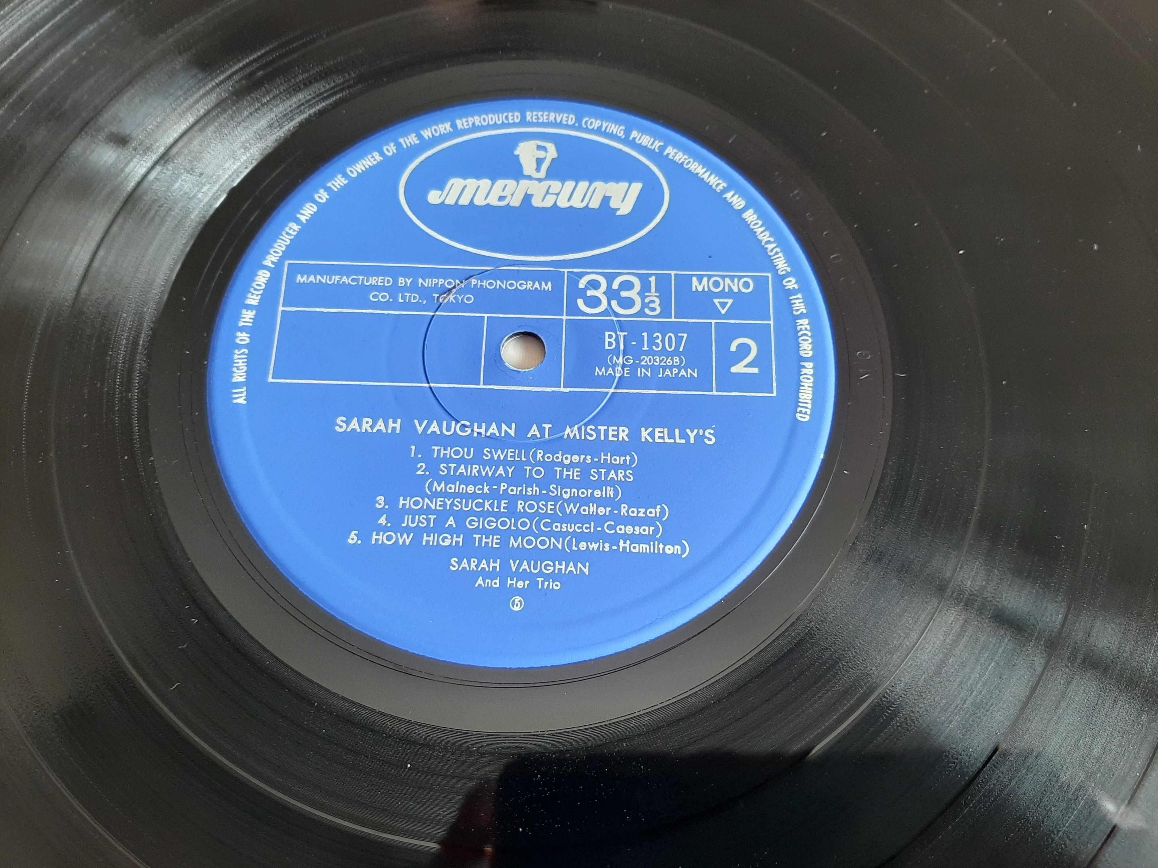 Sarah Vaughan - At Mister Kelly`s - Japão - Vinil LP Jazz