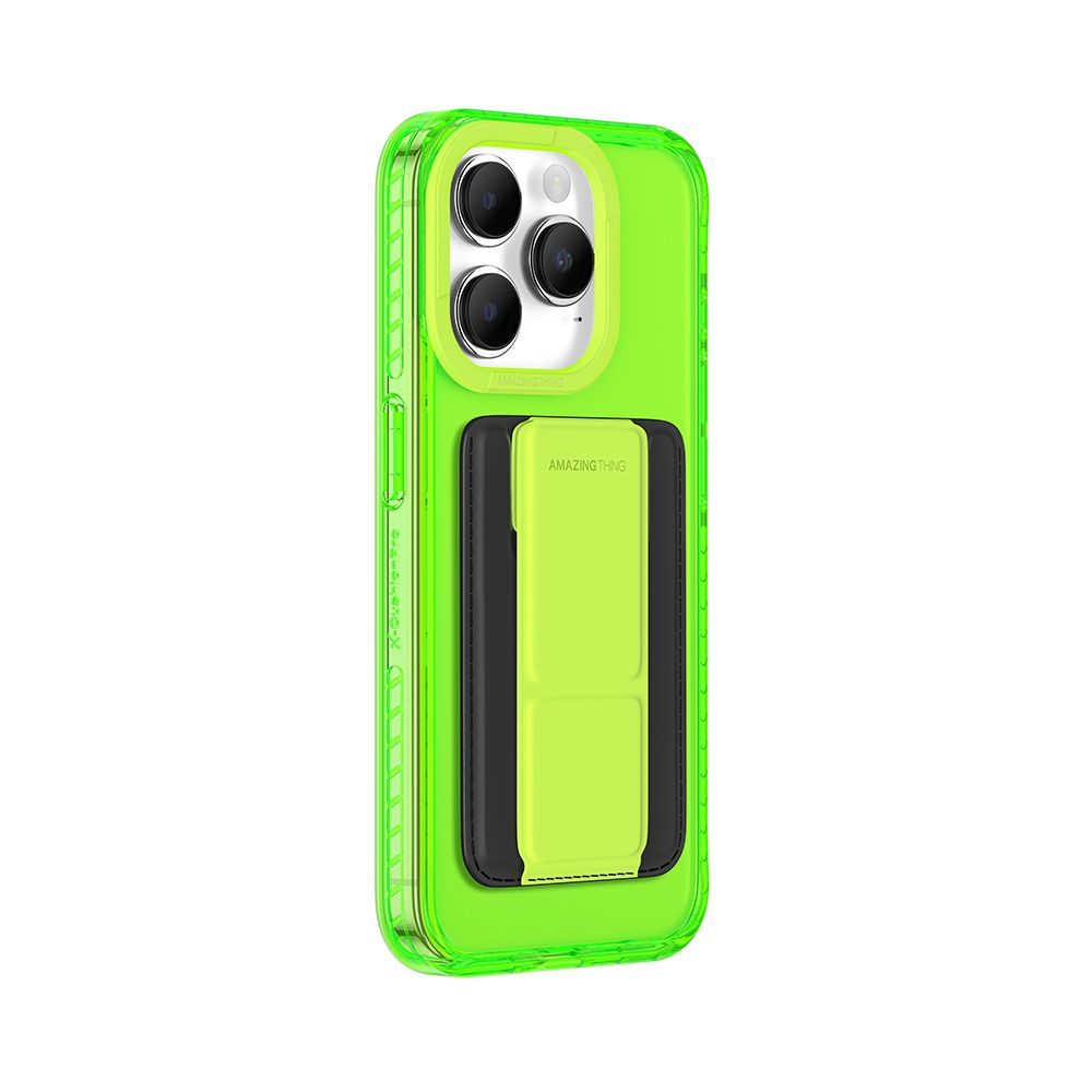 Amazing Thing Etui Titan Pro Do Iphone 15 Pro Zielony Z Podstawką