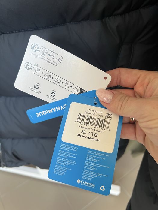 Чоловіча зимова куртка Columbia xl оригінал