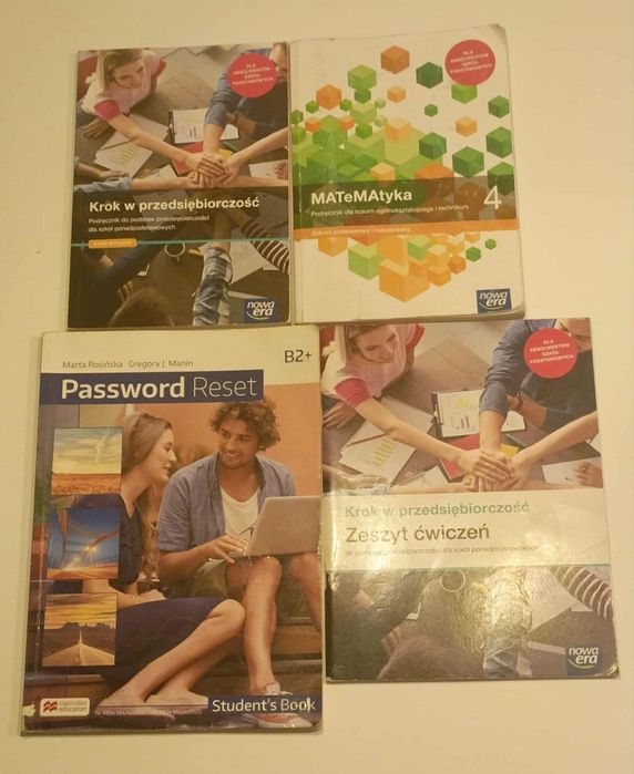 Podręczniki do liceum, technikum.