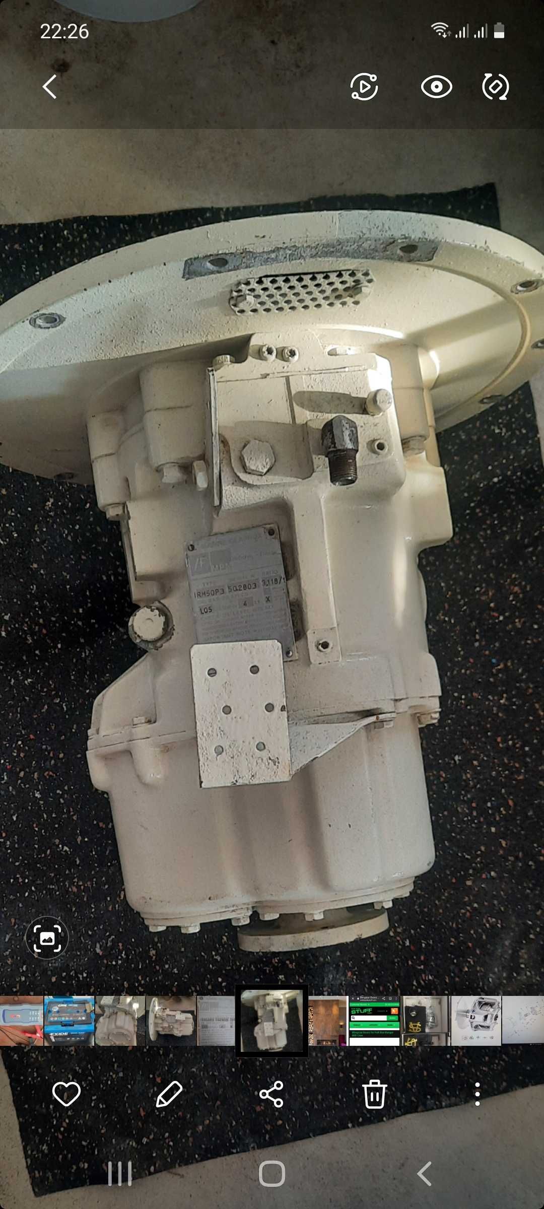 Caixa de Engrenagem P/ Motor Marítimo ZF ( IRM50P3)