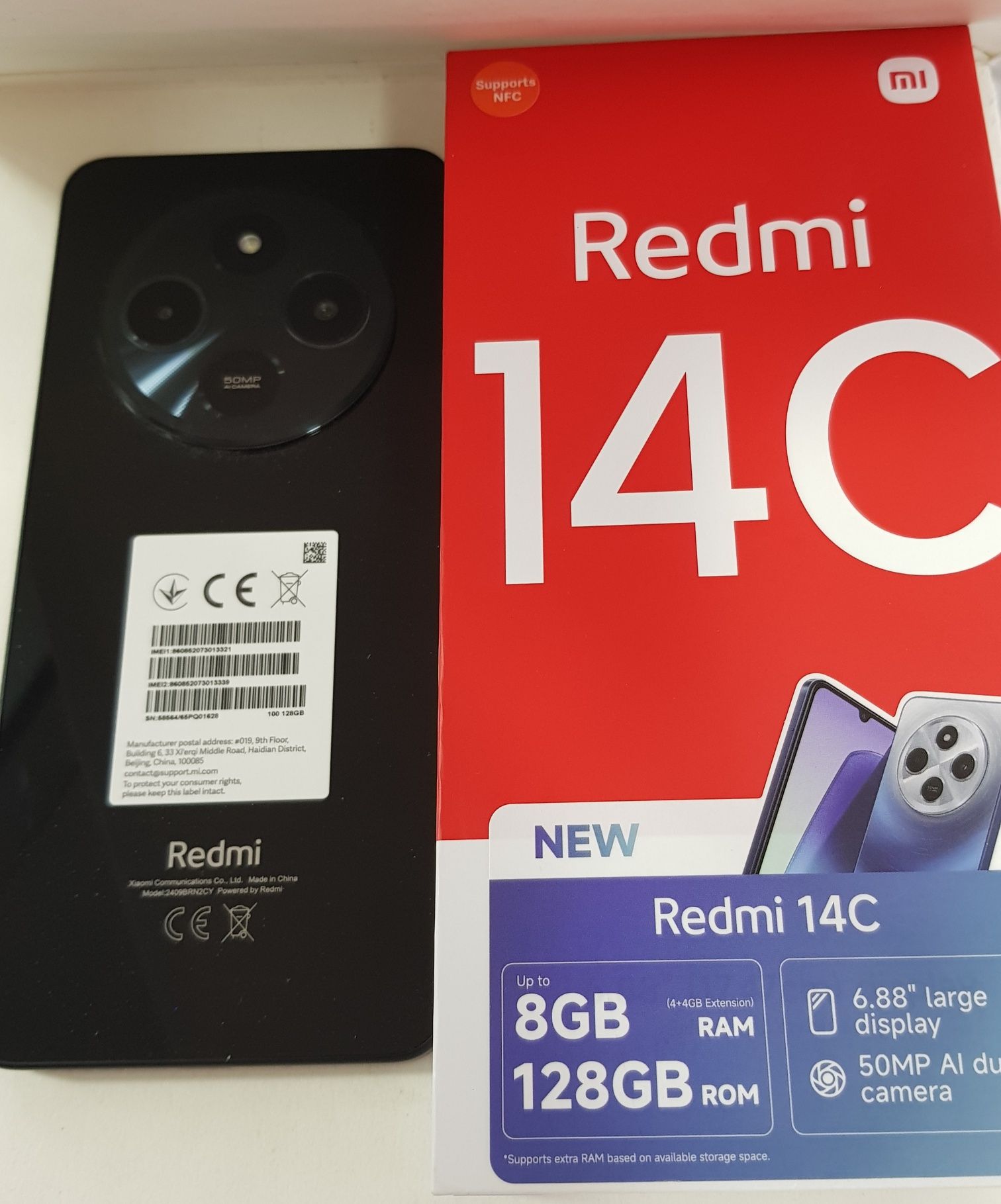 Xiaomi Redmi 14  С  (4/128гб)1 "+4/25"