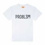 Tshirt koszulka PRO8L3M letnia biała c30-c39 merch klasyk rozmiar M