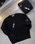 БЕЗ ПЕРЕДПЛАТ — Stone Island Свитшот черный — Кофта Стон Айленд