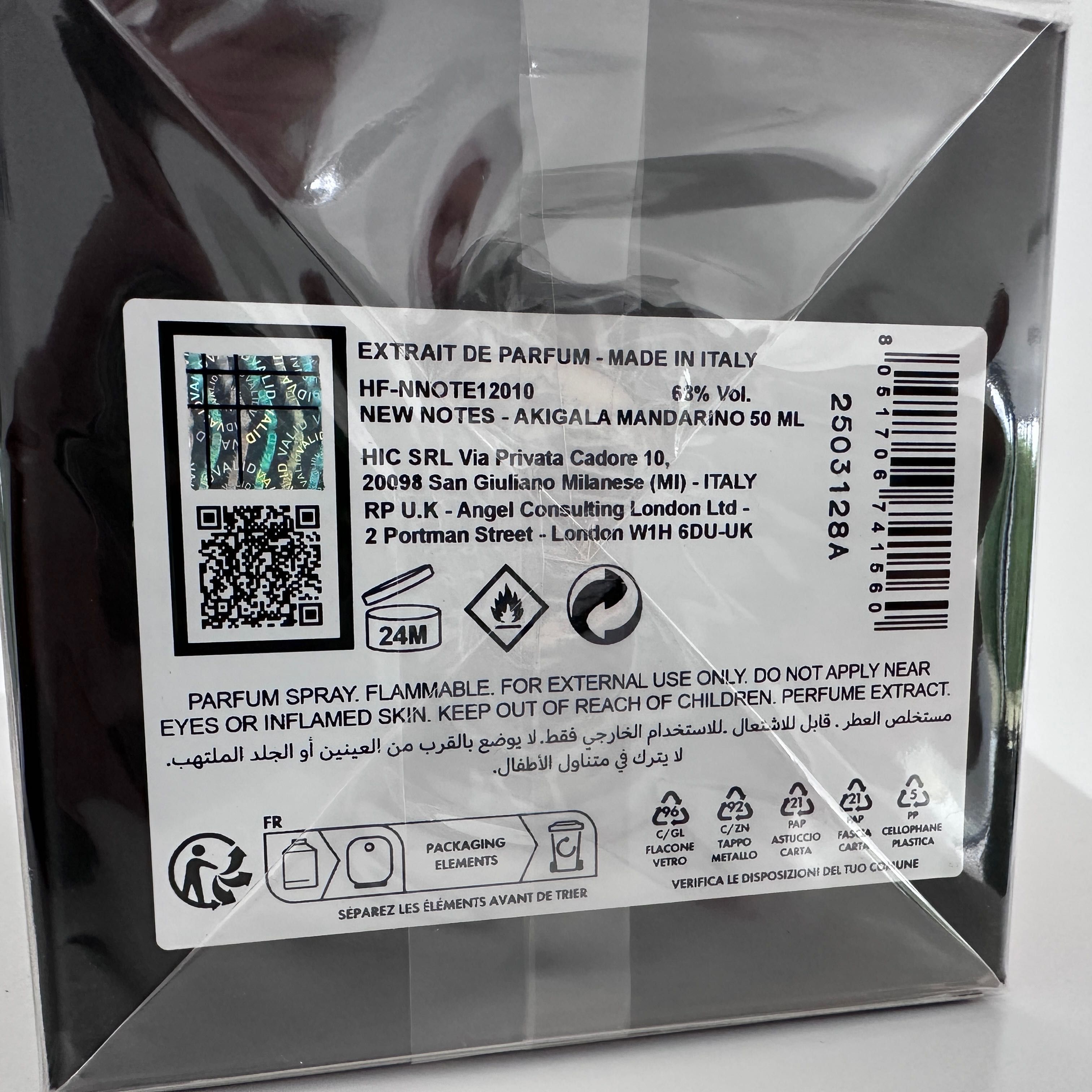 New Notes Akigala Mandarino ekstrakt perfum 50 ml