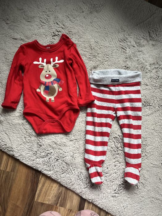 Komplet świąteczny rozmiar 74