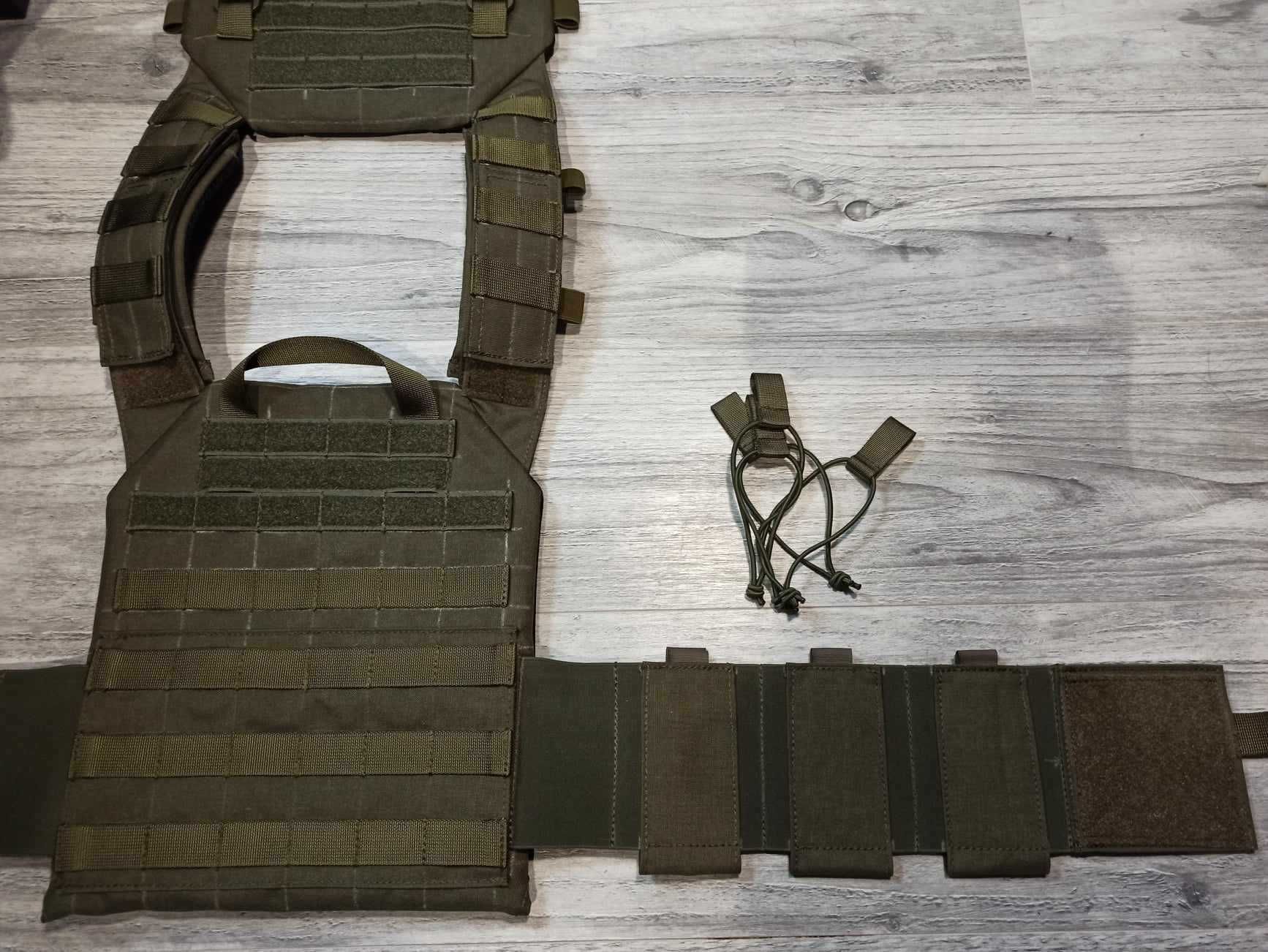 Kamizelka Taktyczna Plate Carrier Ranger green Sapi M Elastyczne Boki