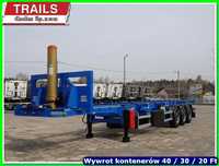 WYWROTKA do kontenerów 40 Ft, DMC 45 T - zamki 20, 30 Ft ISO !!!  Dostępna z placu - mocna rama DMC 45T z wywrotem 40 Ft !!!