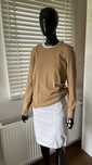 Tommy Hilfiger r. XL damski bezowy kamelowy sweter
