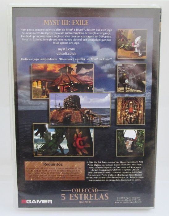 Jogo PC Myst III Exile (como novo)