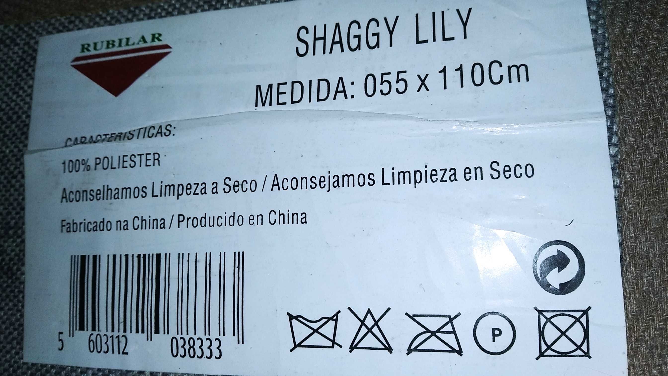 Tapete Shaggy Castanho