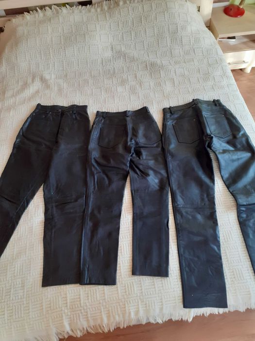 Spodnie skórzane