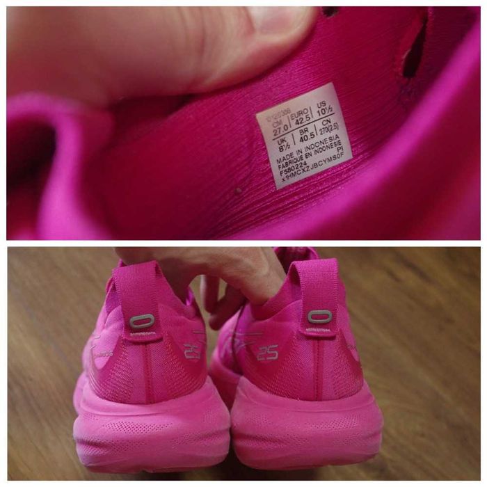 Кроссовки Asics Gel Nimbus 25 оригінал 42розмір ідеальний стан бігові