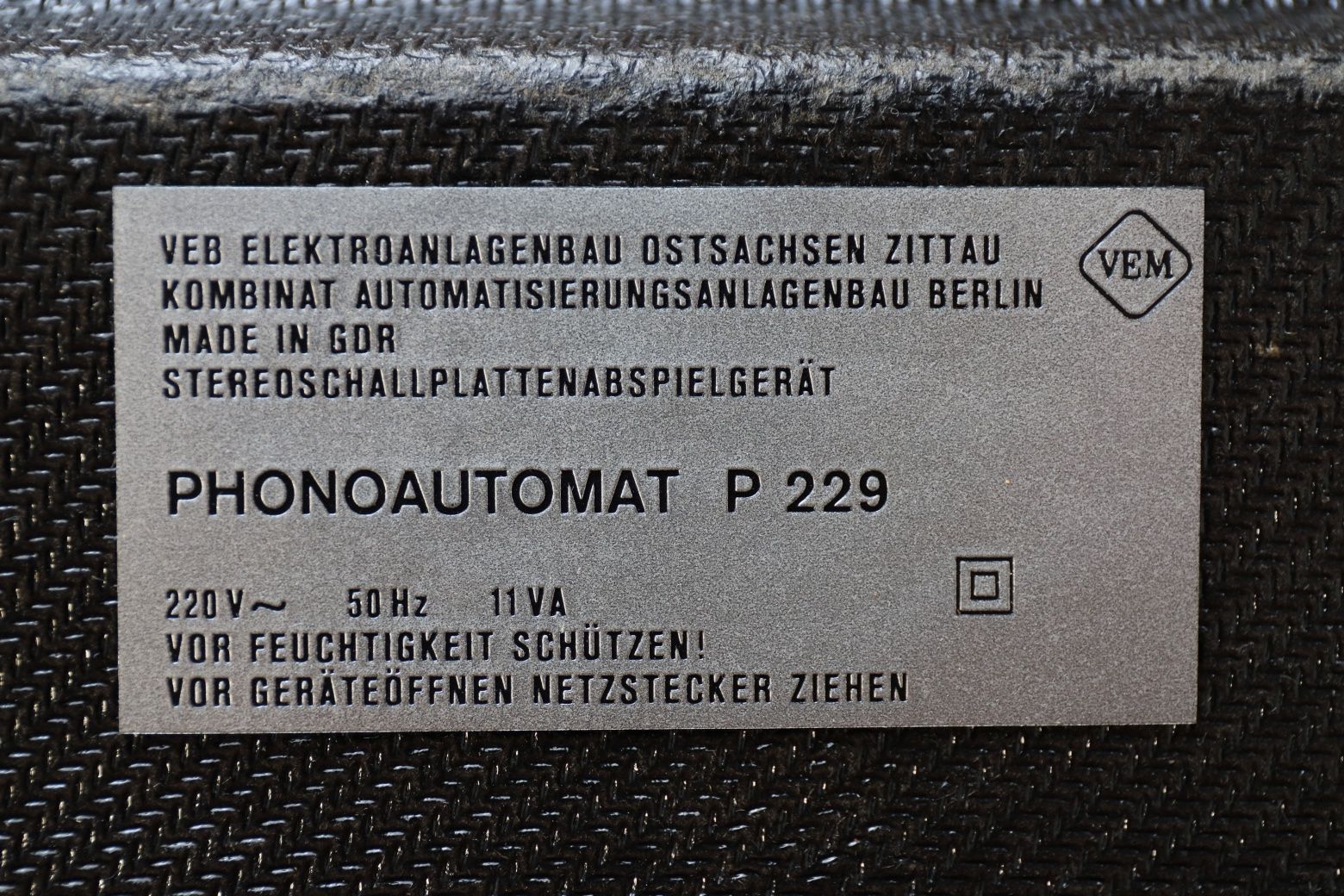 Phonoautomat  P 229