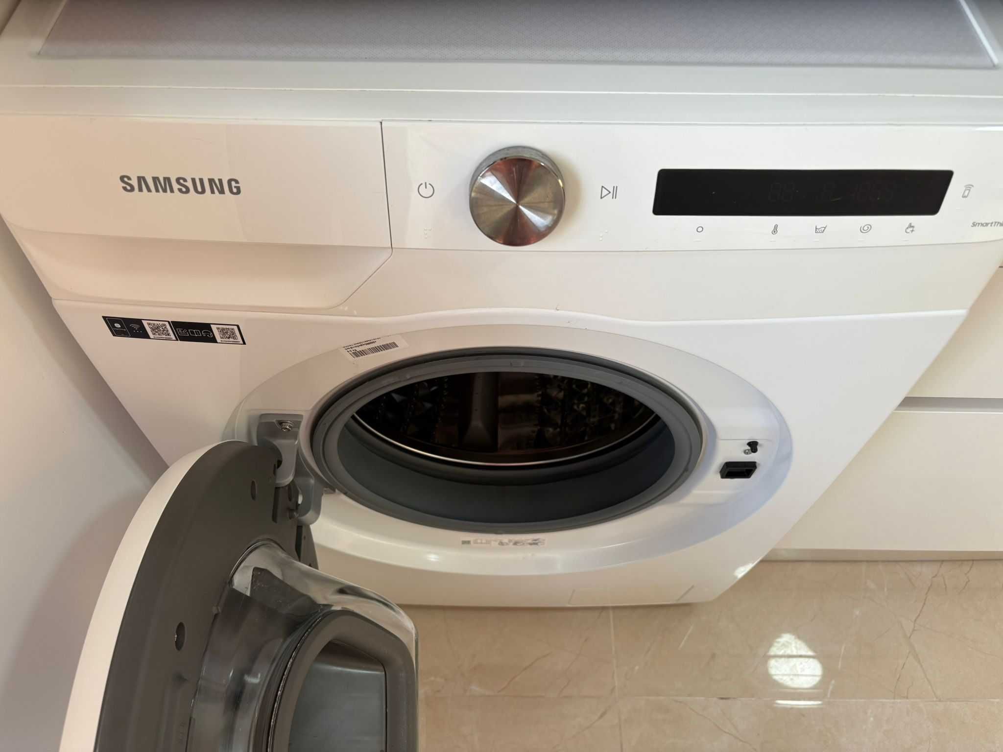 máquina de lavar roupa samsung ww11dg5b25aeep - branca a 11kg
