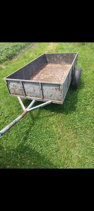 Ogrodowa przyczepka sam taczka  do traktorka qada 98x198