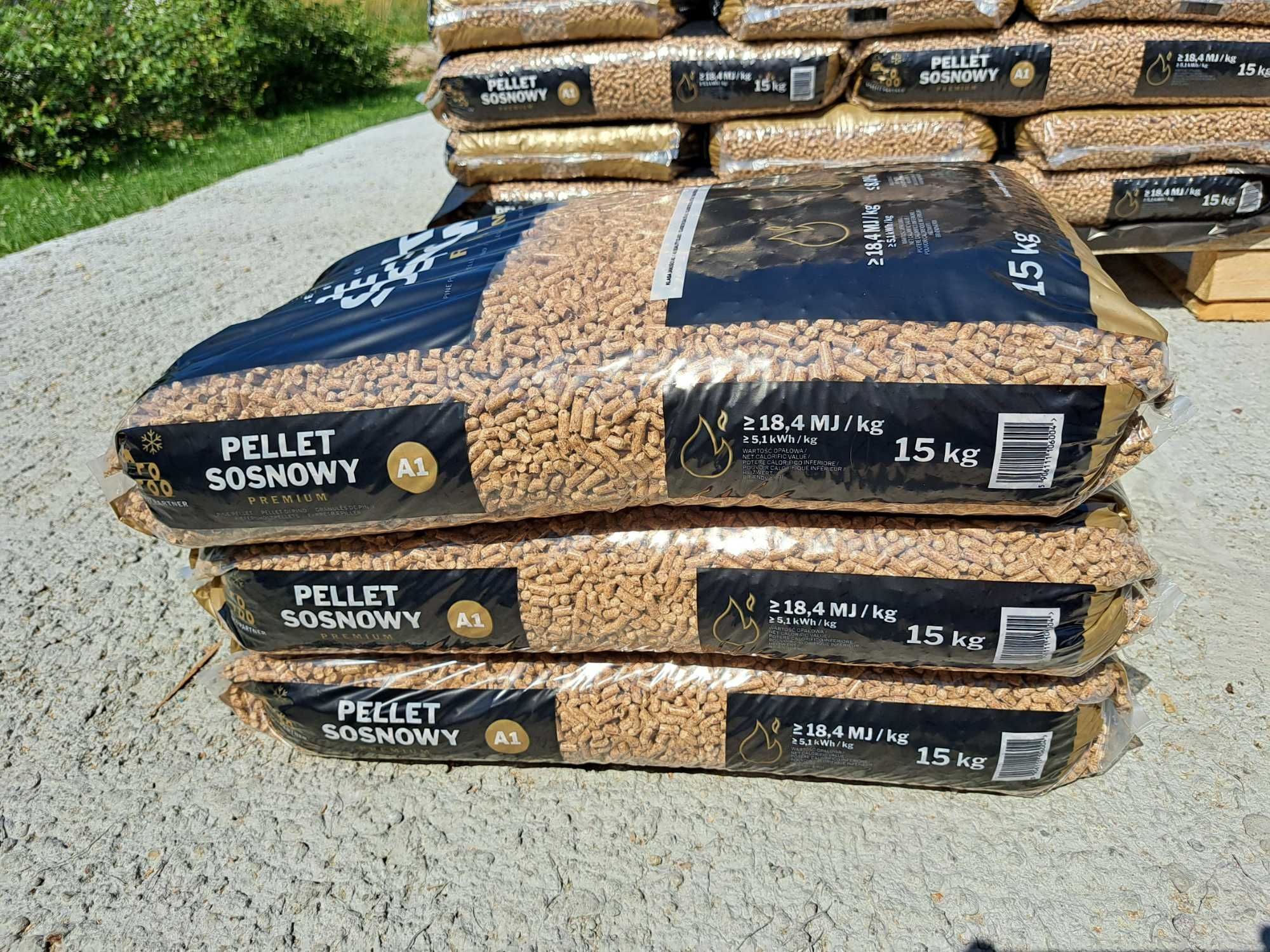 Pellet Sosnowy jakości A1