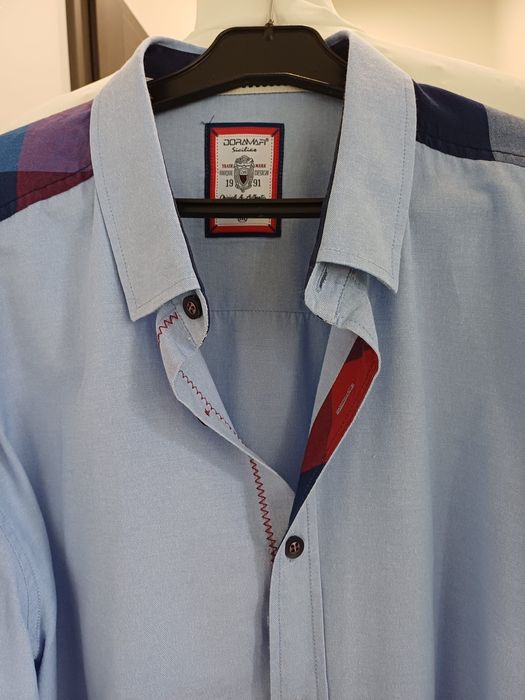 Męska koszula włoskiej firmy Doramafi rozm 3XL.