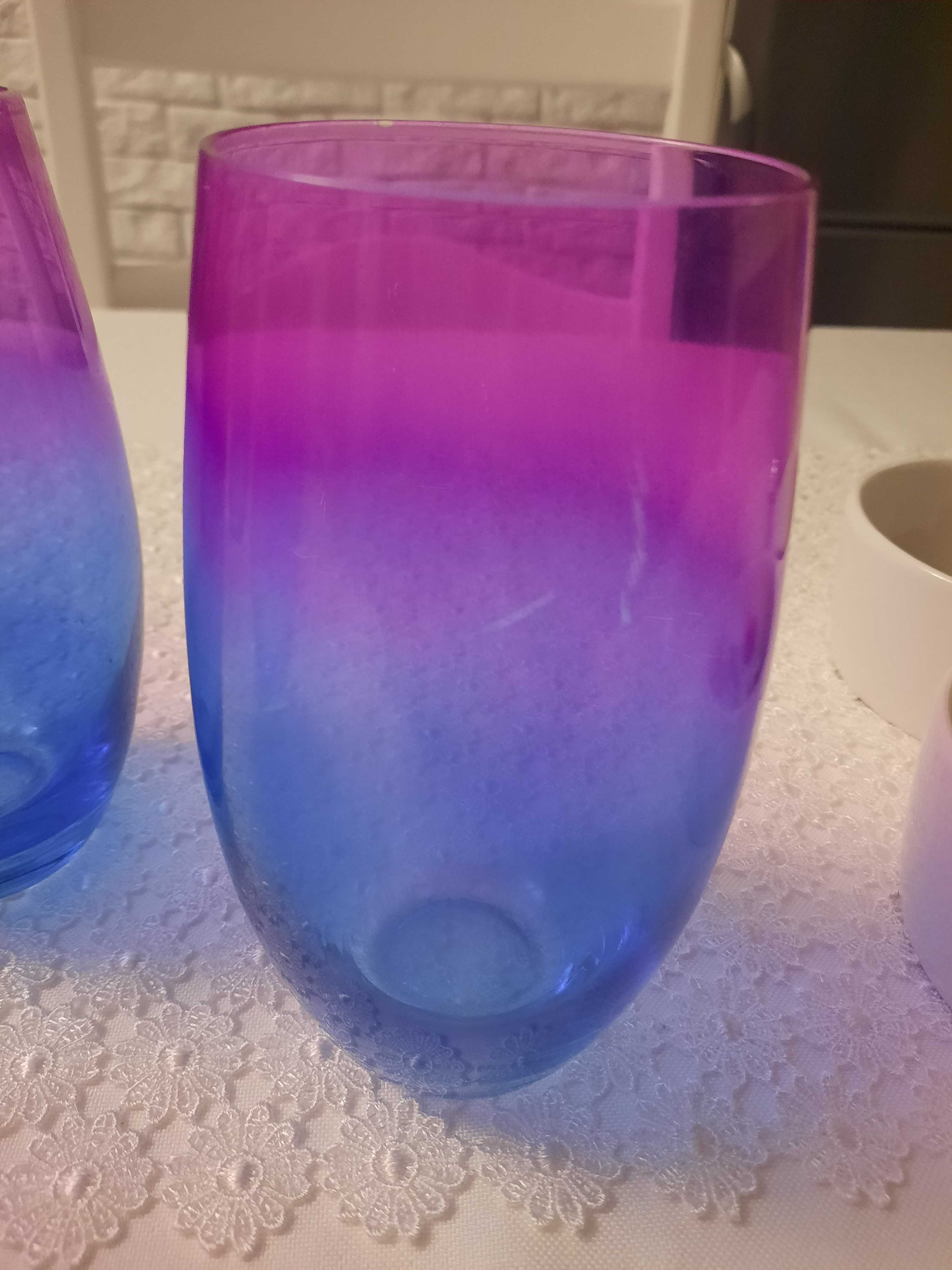 Komplet szklanek ombre