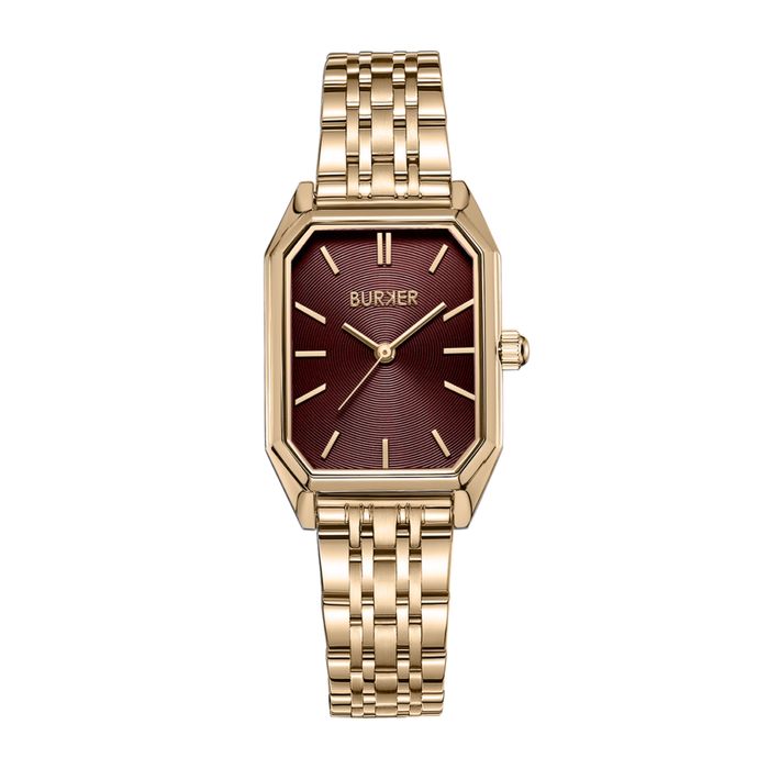 Годинник Burker Isabell Gold Burgundy
