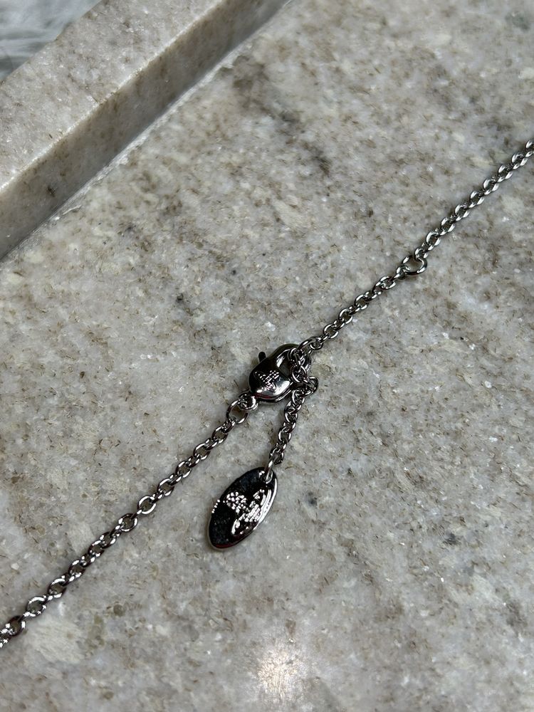 Vivienne Westwood Mini Black Heart Necklace подвеска кулон