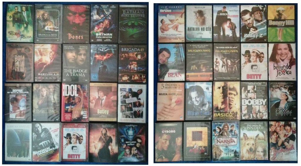 Lote 260 DVD's originais (Lote 15)