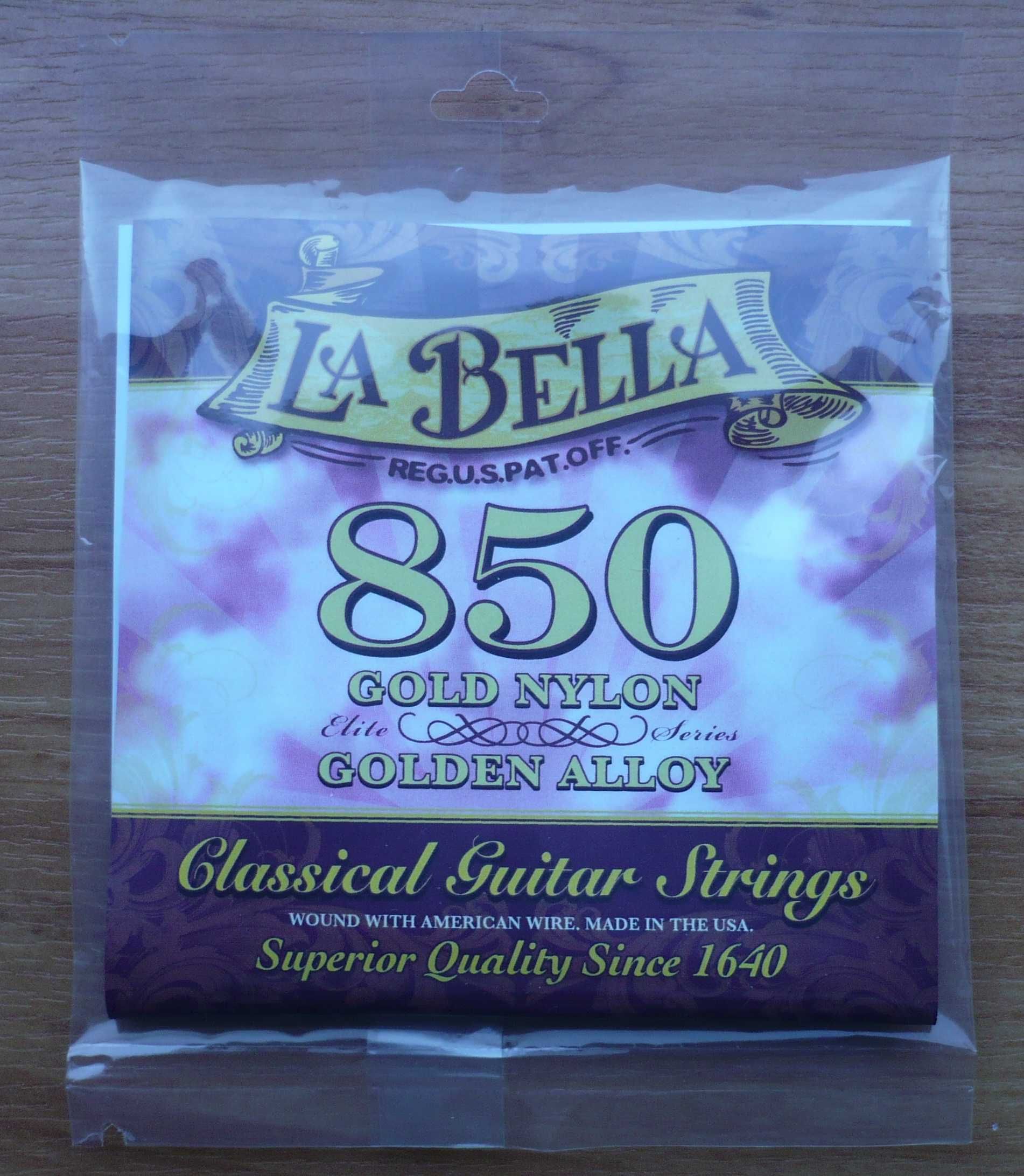 La Bella 850 Gold nylon струни для класичної гітари