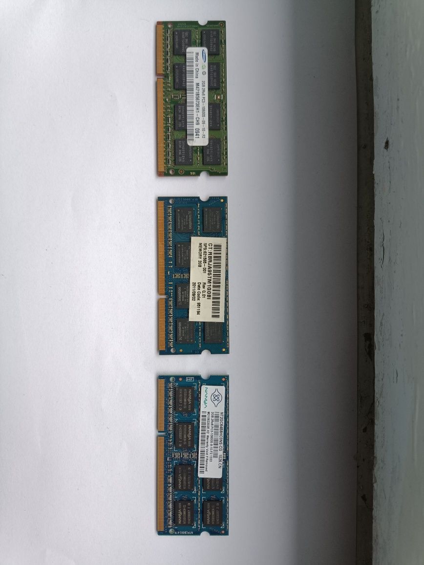 ОЗУ для ноутбука DDR3 2Гб. Память для ноутбуков 2Gb