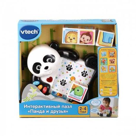 Развивающая игрушка пазл – Панда и друзья Vtech