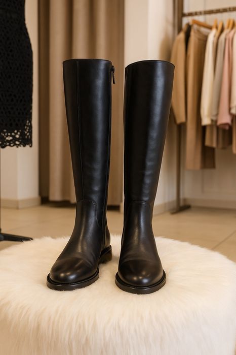 Kozaki Bili Bi skóra naturalna szwedzki butik 38