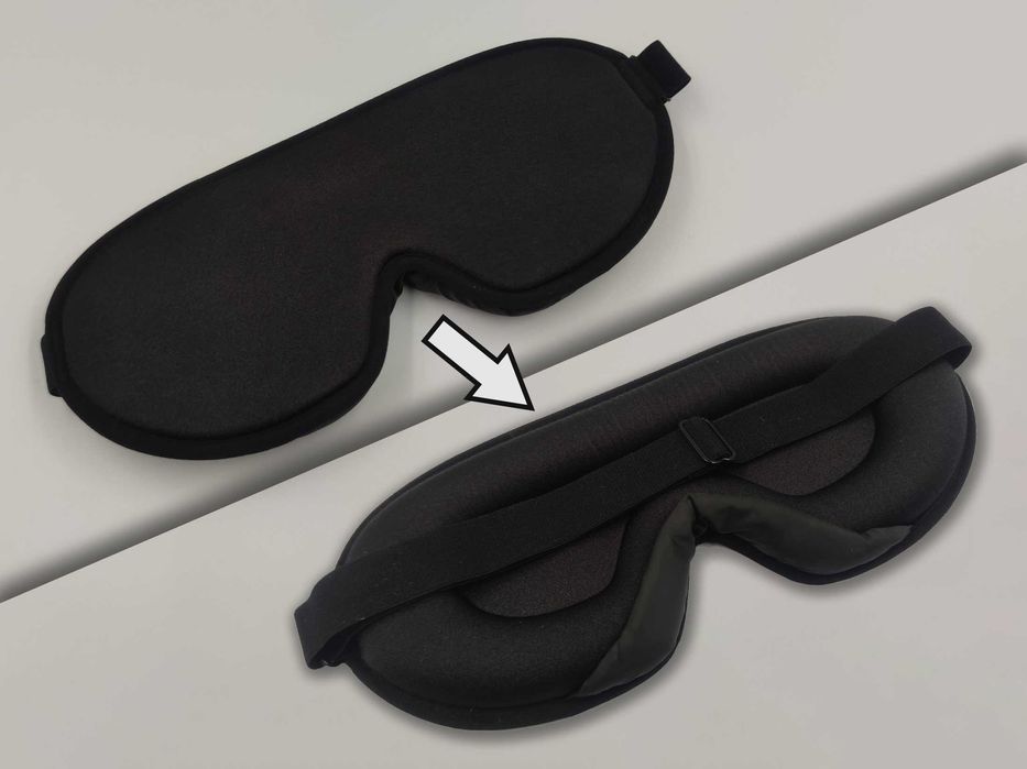 3D-маска на очі жіноча й чоловіча для сну та відпочинку м'яка пов'язка