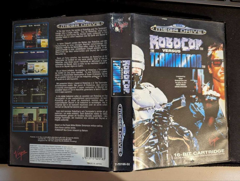 Sega Megadrive PAL. Robocop vs Terminator
