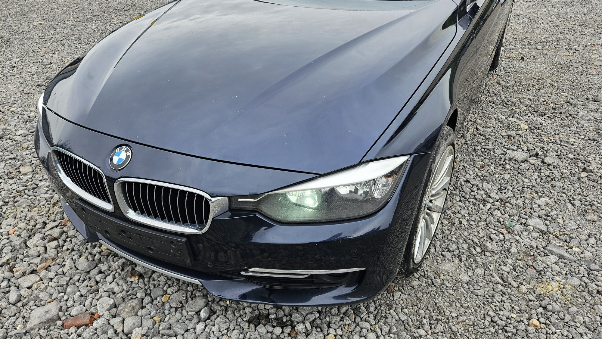 Bmw f30 f31 Kompletny Przód A89 Maska Zderzak Błotniki Pas