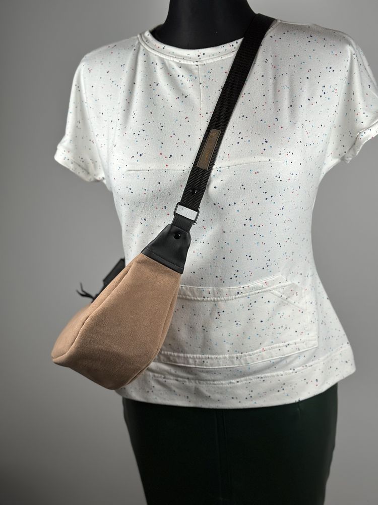 Torebka half moon handmade półksiężyc