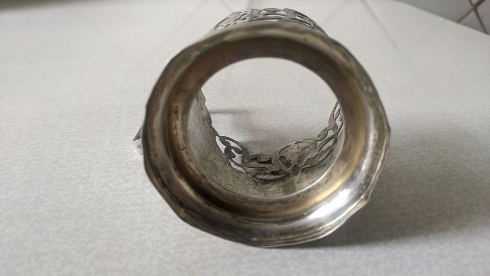Подстаканник серебро 875