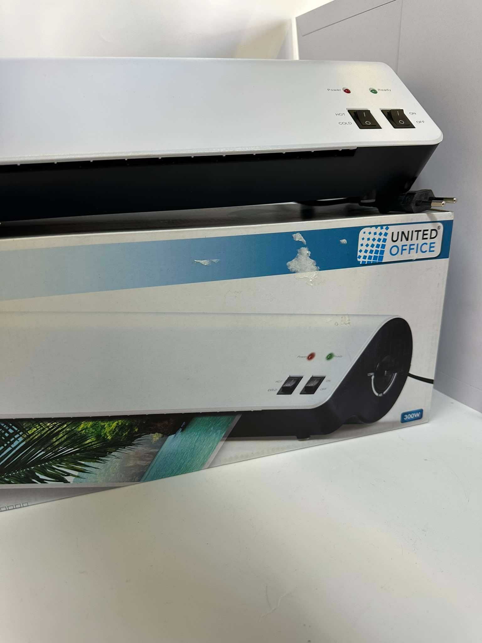 Laminator biały UNITED OFFICE 102/25/W