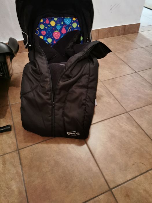 Wózek 4w1 Graco Evo Xt super stan plus dodatki